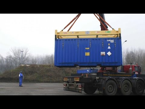 Радиоактивные отходы перевозят из Италии в Словакию