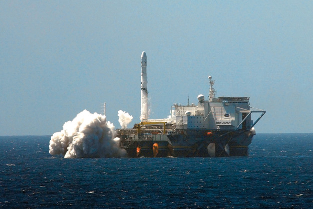 Выросший из идеи запуска РАО в космос проект «Морской старт» отложен