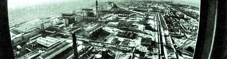 Гнетущая тишина над реактором: полёты над разрушенной Чернобыльской АЭС