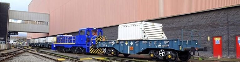 Селлафилд: железная дорога для радиоактивных отходов