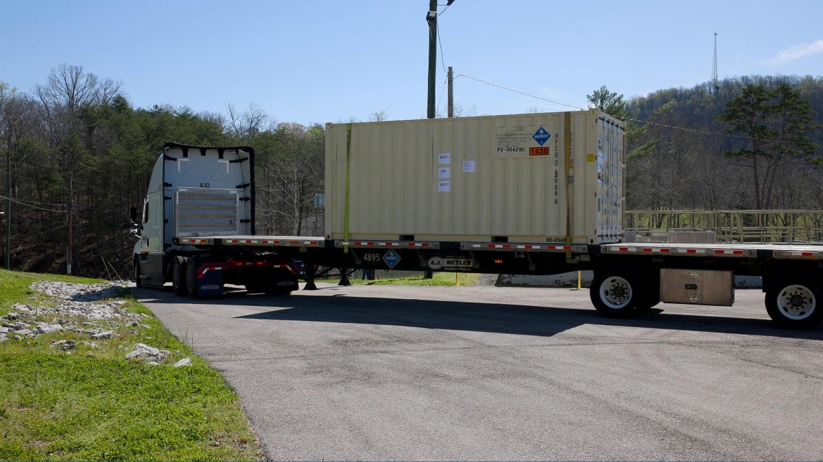 В Техасе утилизировали ядерные отходы полувековой давности из Оук-Риджа