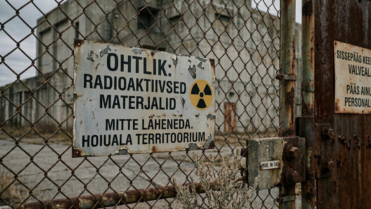 В Эстонии подростки проникли в хранилище радиоактивных отходов